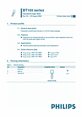 DataSheet BT169 pdf